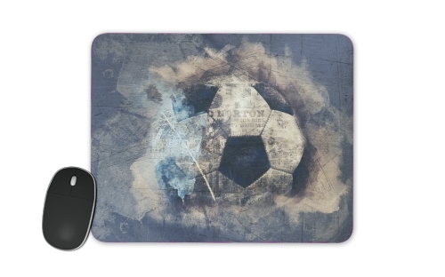 Abstract Blue Grunge Soccer für Mousepad