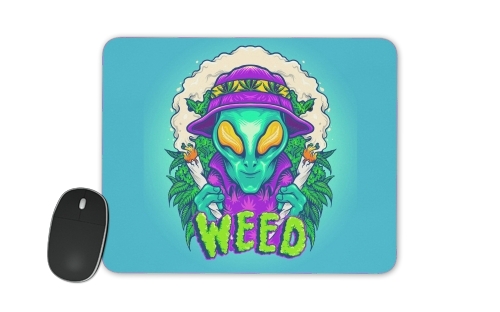 Alien smoking cannabis cbd für Mousepad