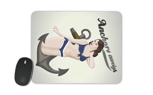 Anchors Aweigh - Classic Pin Up für Mousepad