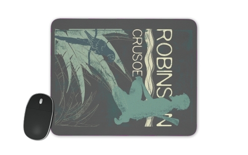 Book Collection: Robinson Crusoe für Mousepad