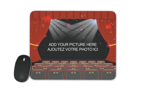 Cinema Theatre With Transparent Frame für Mousepad