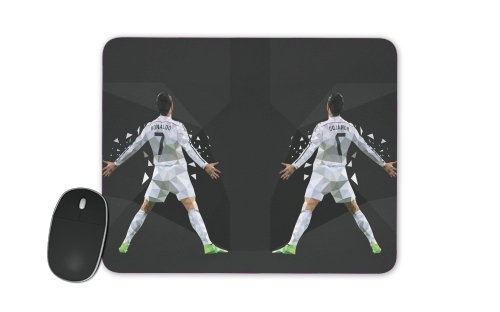 Cristiano Ronaldo Celebration Piouuu GOAL Abstract ART für Mousepad
