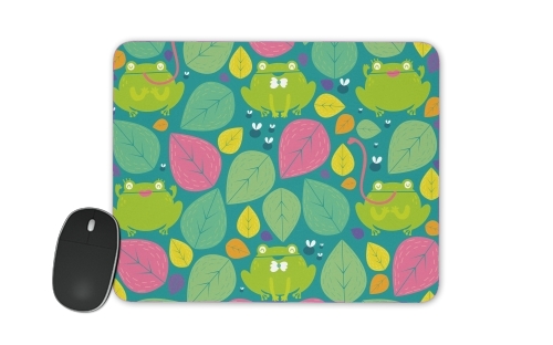 Frogs and leaves für Mousepad