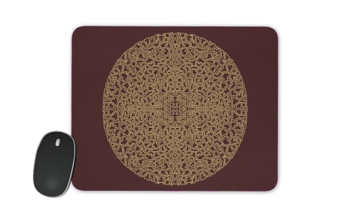 Geometric Bohemian Mandala für Mousepad