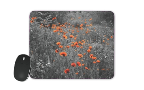 Red and Black Field für Mousepad