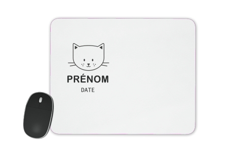 Stamp Birth Cat für Mousepad