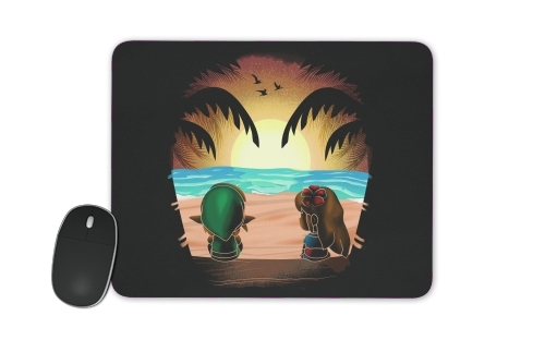 Sunset on Dream Island für Mousepad