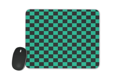 Tanjiro Pattern Green Square für Mousepad