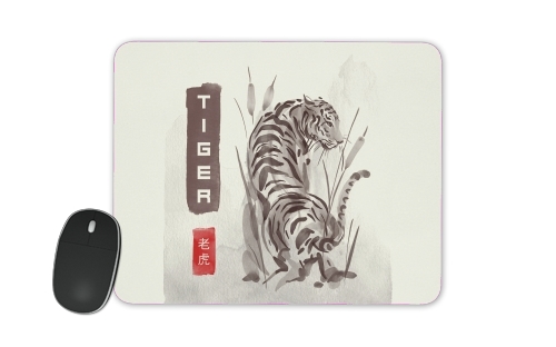Tiger Japan Watercolor Art für Mousepad