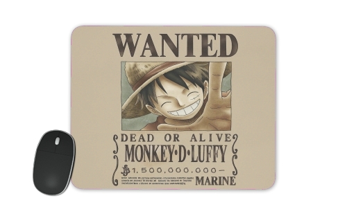 Wanted Luffy Pirate für Mousepad