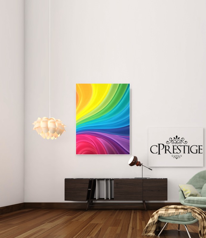 Rainbow Abstract für Beitrag Klebstoff 30 * 40 cm