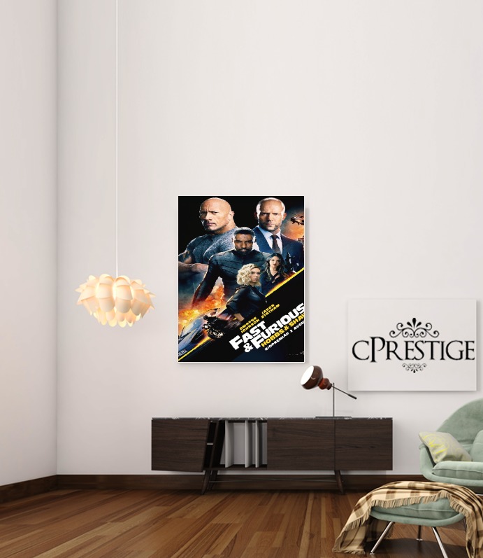 fast and furious hobbs and shaw für Beitrag Klebstoff 30 * 40 cm