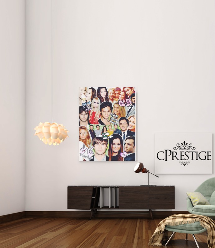 Gossip Girl Fan Collage für Beitrag Klebstoff 30 * 40 cm