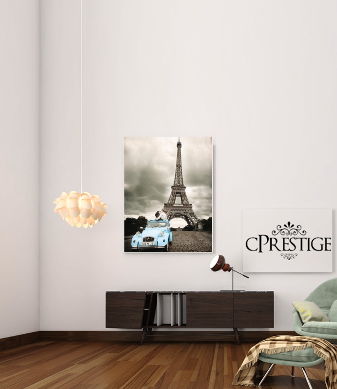 Eiffel Tower Paris So Romantique für Beitrag Klebstoff 30 * 40 cm