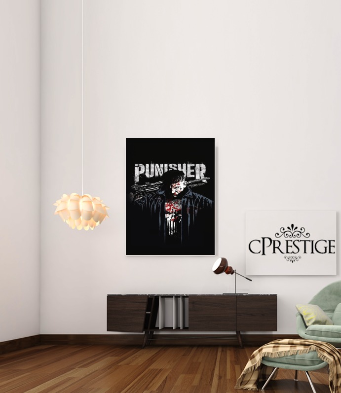 Punisher Blood Frank Castle für Beitrag Klebstoff 30 * 40 cm