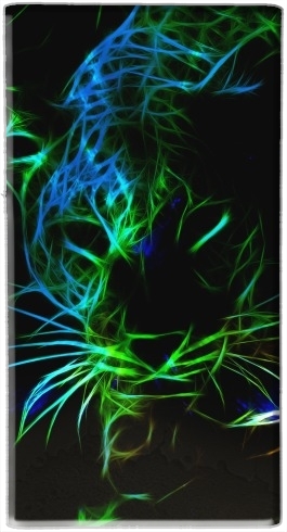 Abstract neon Leopard für Tragbare externe Backup-Batterie 1000mAh Micro-USB