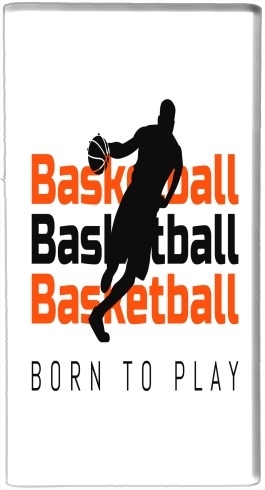 Basketball Born To Play für Tragbare externe Backup-Batterie 1000mAh Micro-USB
