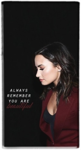 Demi Lovato Always remember you are beautiful für Tragbare externe Backup-Batterie 1000mAh Micro-USB