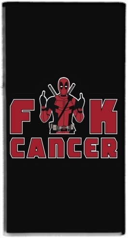 Fuck Cancer With Deadpool für Tragbare externe Backup-Batterie 1000mAh Micro-USB
