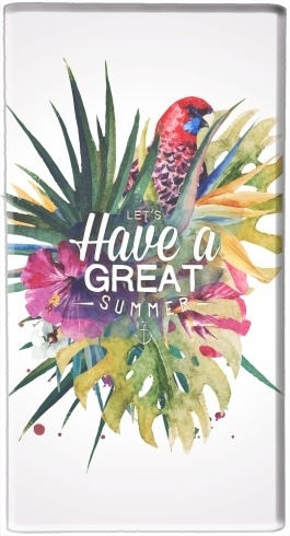 Great Summer (Watercolor) für Tragbare externe Backup-Batterie 1000mAh Micro-USB