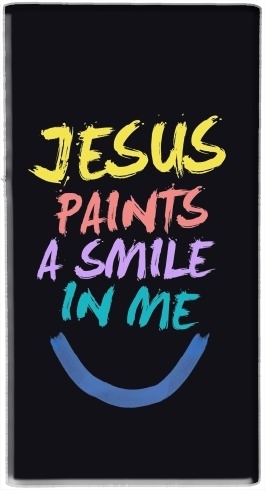 Jesus paints a smile in me Bible für Tragbare externe Backup-Batterie 1000mAh Micro-USB