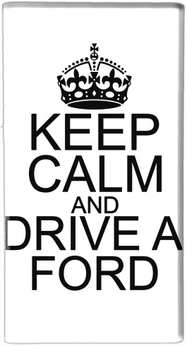Keep Calm And Drive a Ford für Tragbare externe Backup-Batterie 1000mAh Micro-USB