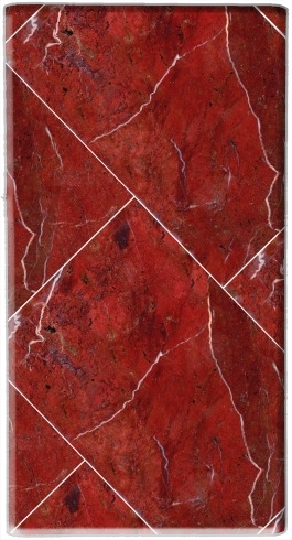 Minimal Marble Red für Tragbare externe Backup-Batterie 1000mAh Micro-USB