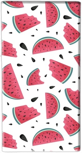 Summer pattern with watermelon für Tragbare externe Backup-Batterie 1000mAh Micro-USB