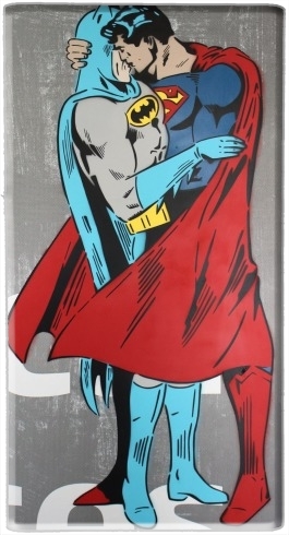 Superman And Batman Kissing For Equality für Tragbare externe Backup-Batterie 1000mAh Micro-USB