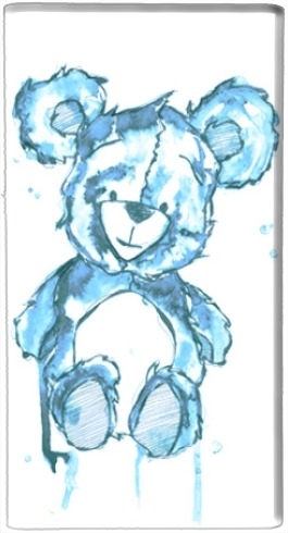 Teddy Bear blau für Tragbare externe Backup-Batterie 1000mAh Micro-USB