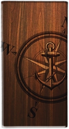 Wooden Anchor für Tragbare externe Backup-Batterie 1000mAh Micro-USB