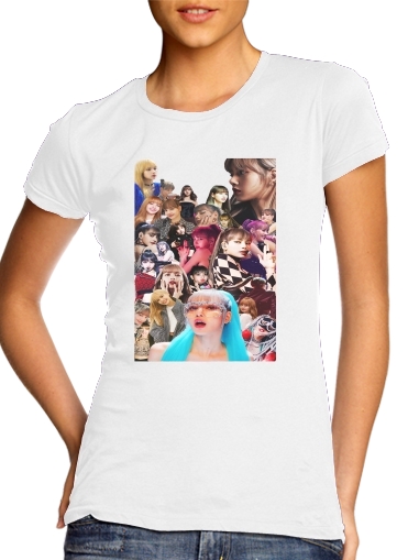 Blackpink Lisa Collage für Damen T-Shirt