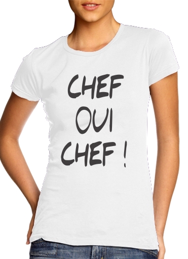 Chef Oui Chef für Damen T-Shirt
