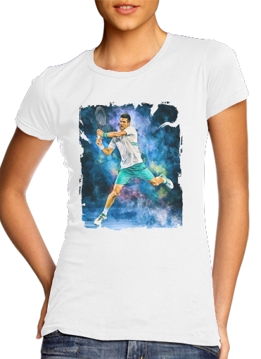 Djokovic Painting art für Damen T-Shirt