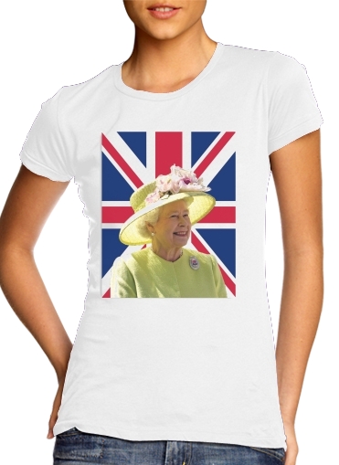 Elizabeth 2 Uk Queen für Damen T-Shirt