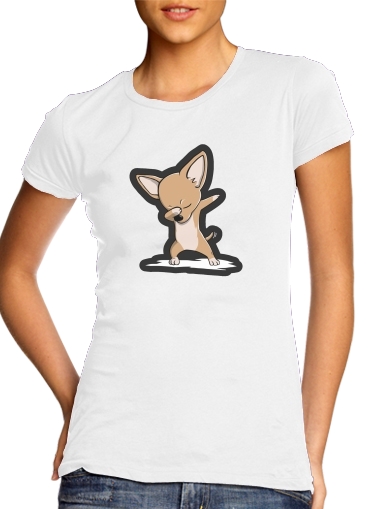 Funny Dabbing Chihuahua für Damen T-Shirt