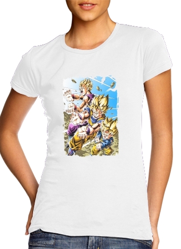 Goku Family für Damen T-Shirt