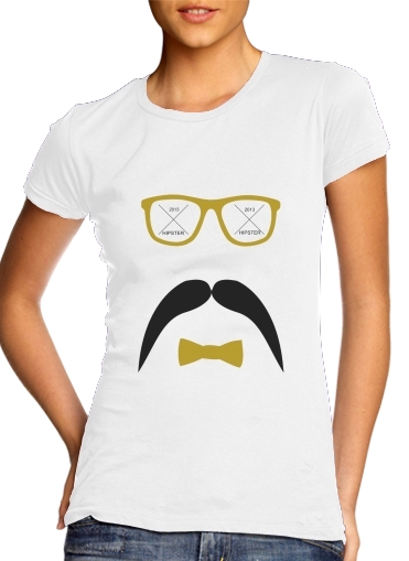 Hipster Face 2 für Damen T-Shirt
