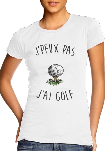 Je peux pas jai golf für Damen T-Shirt