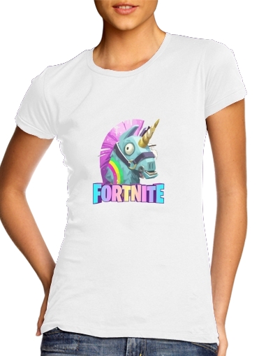 Unicorn Videospiele Fortnite für Damen T-Shirt