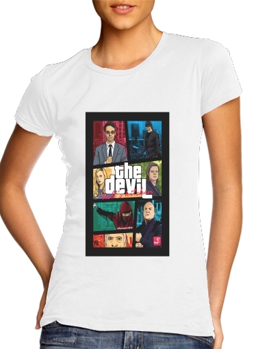 Mashup GTA The Devil für Damen T-Shirt