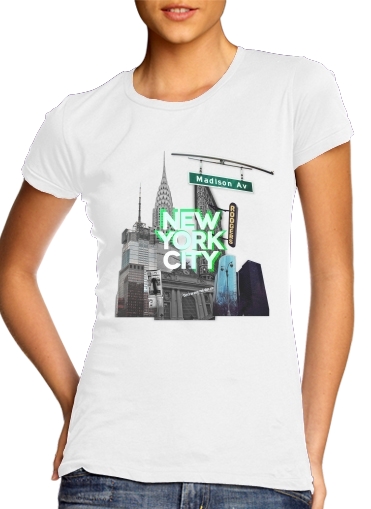 New York City II [green] für Damen T-Shirt