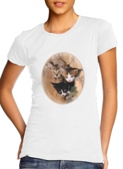 T-Shirts Drei kleine süssen Katzen in einem Mauerloch