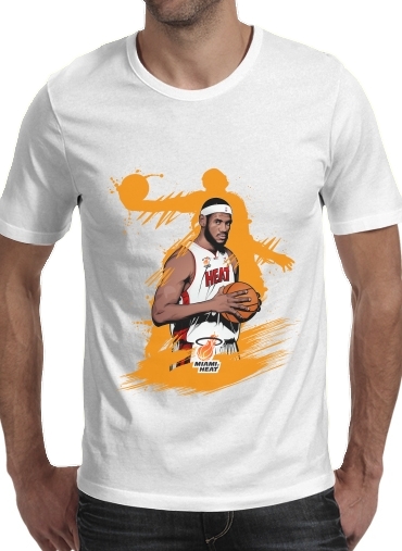 Basketball Stars: Lebron James für Männer T-Shirt