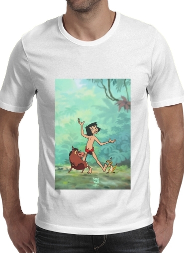 Disney Hangover Mowgli Timon and Pumbaa  für Männer T-Shirt