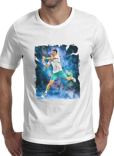 Djokovic Painting art für Männer T-Shirt