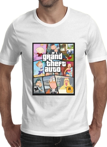 Family Guy mashup GTA für Männer T-Shirt