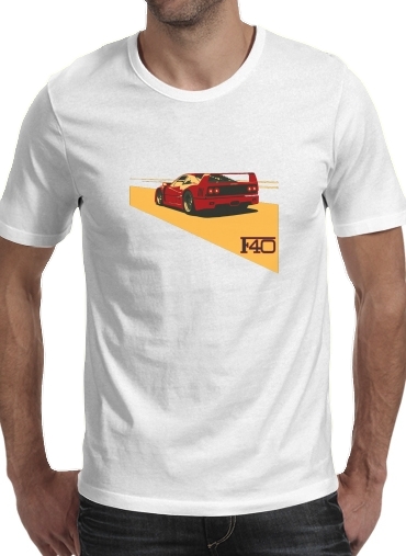 Ferrari F40 Art Fan für Männer T-Shirt