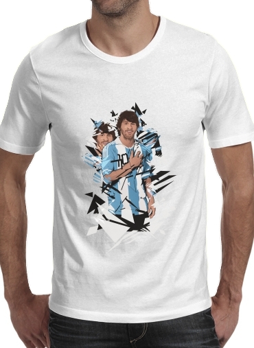 Football Legends: Lionel Messi Argentina für Männer T-Shirt