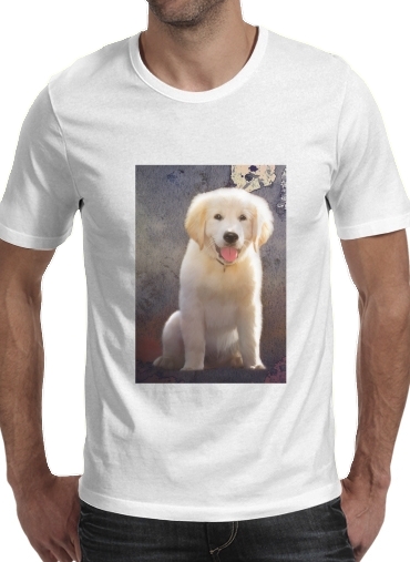 Golden Retriever Puppy für Männer T-Shirt